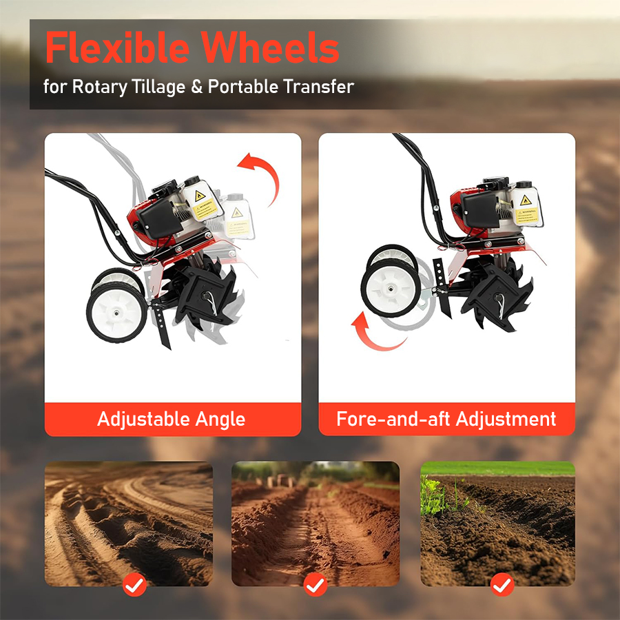 محراث دوار صغير متعدد الوظائف  - مراجعة Agriculture Farming Tool وسعره