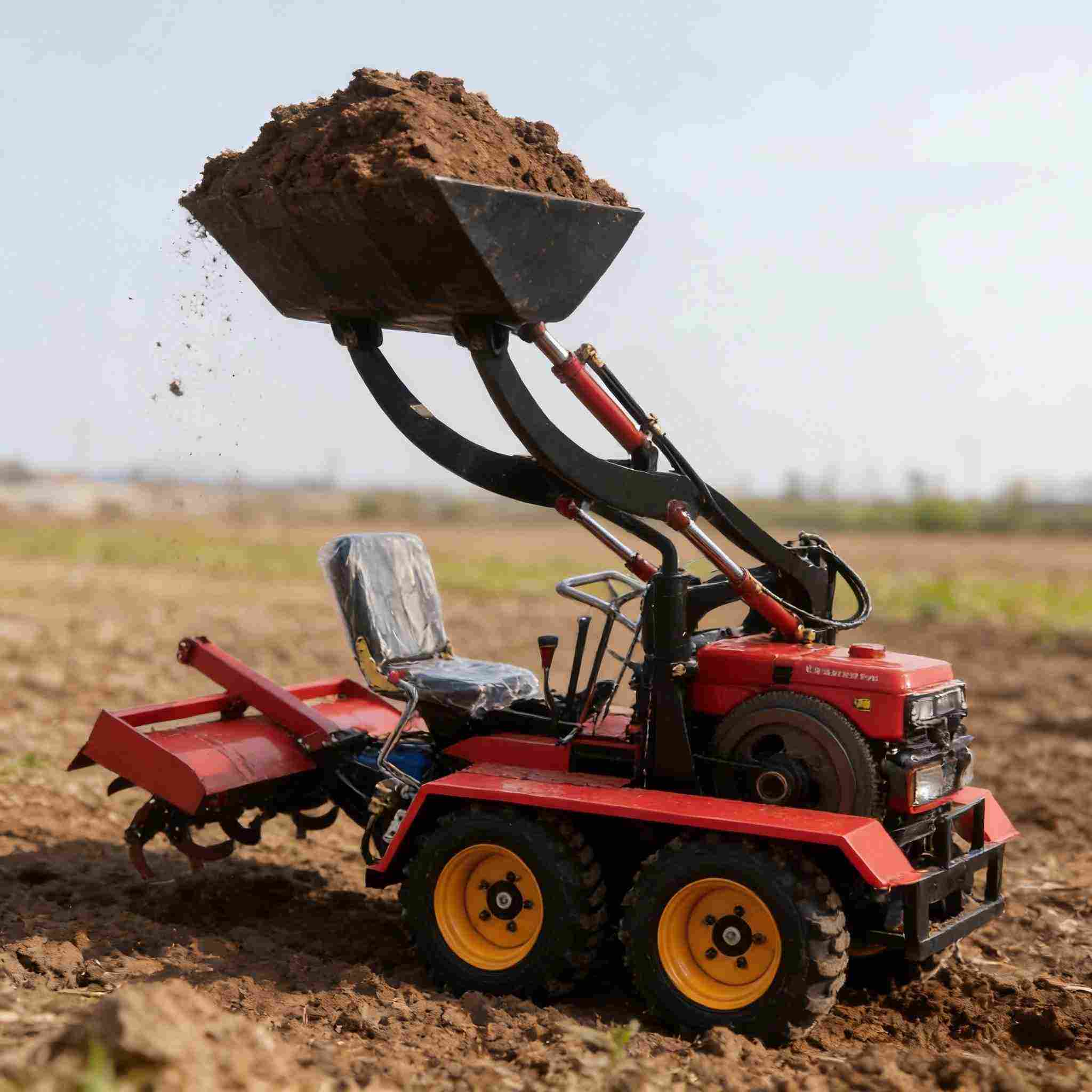 جرار زراعي صغير، يمكن استخدامه - مراجعة Agriculture Farming Tool وسعره