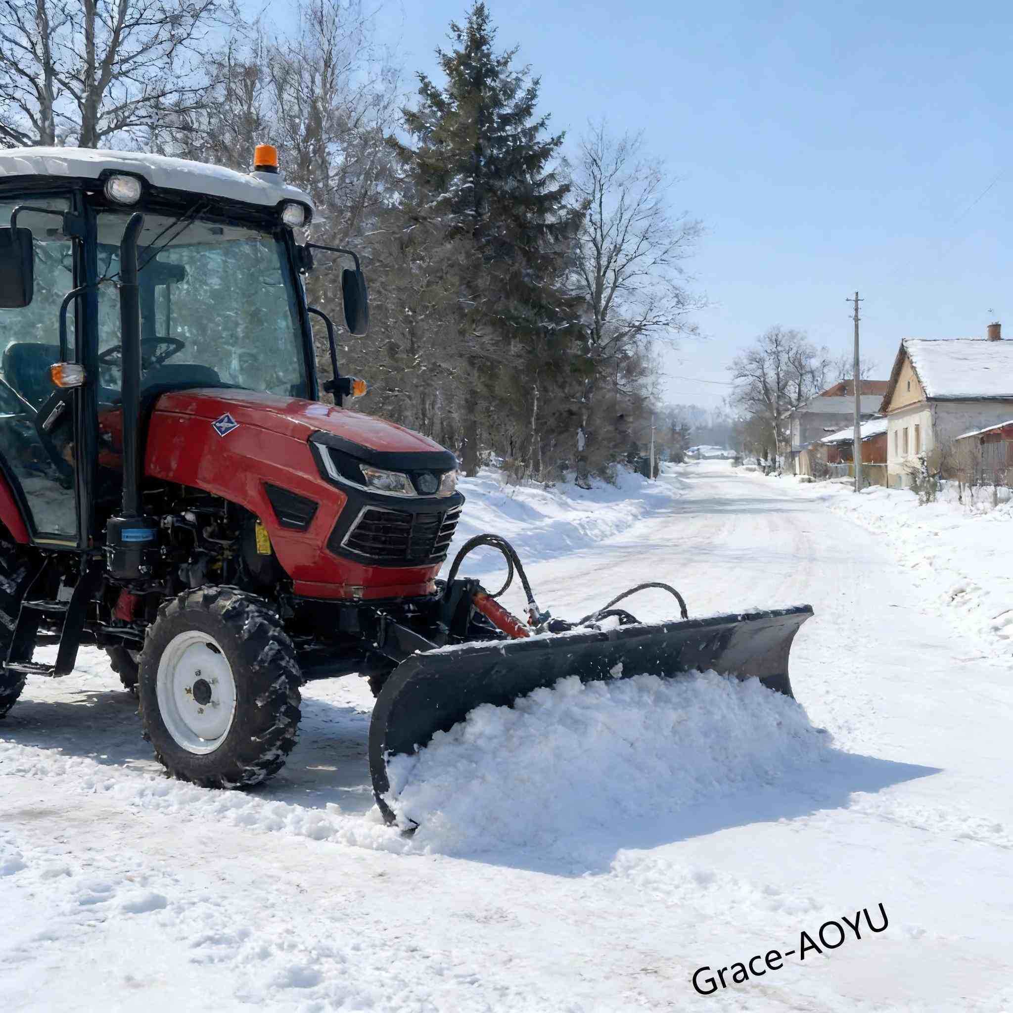 جرارات زراعية رباعية الدفع بقو - مراجعة Tractor Implement وسعره