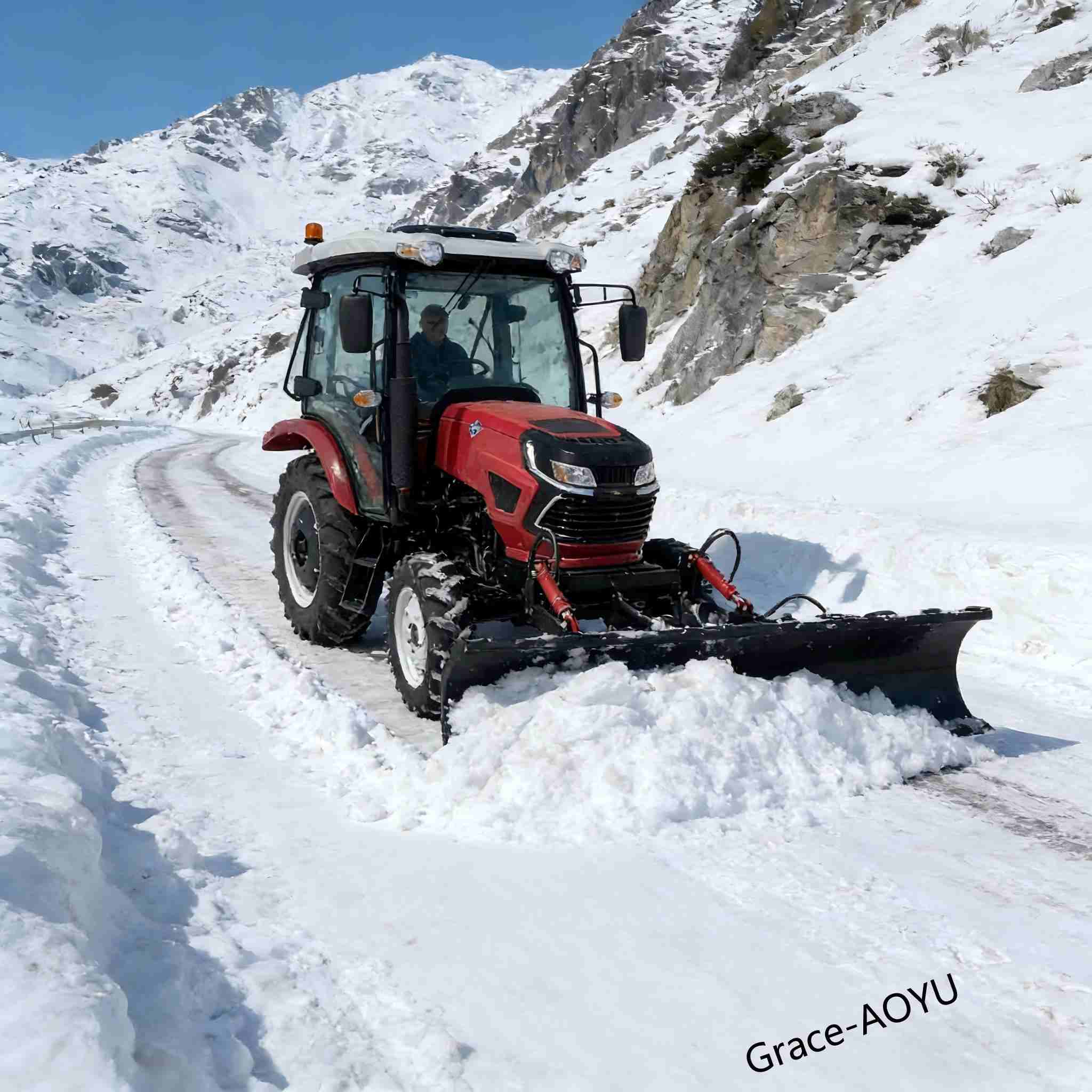 جرارات زراعية رباعية الدفع بقو - مراجعة Tractor Implement وسعره